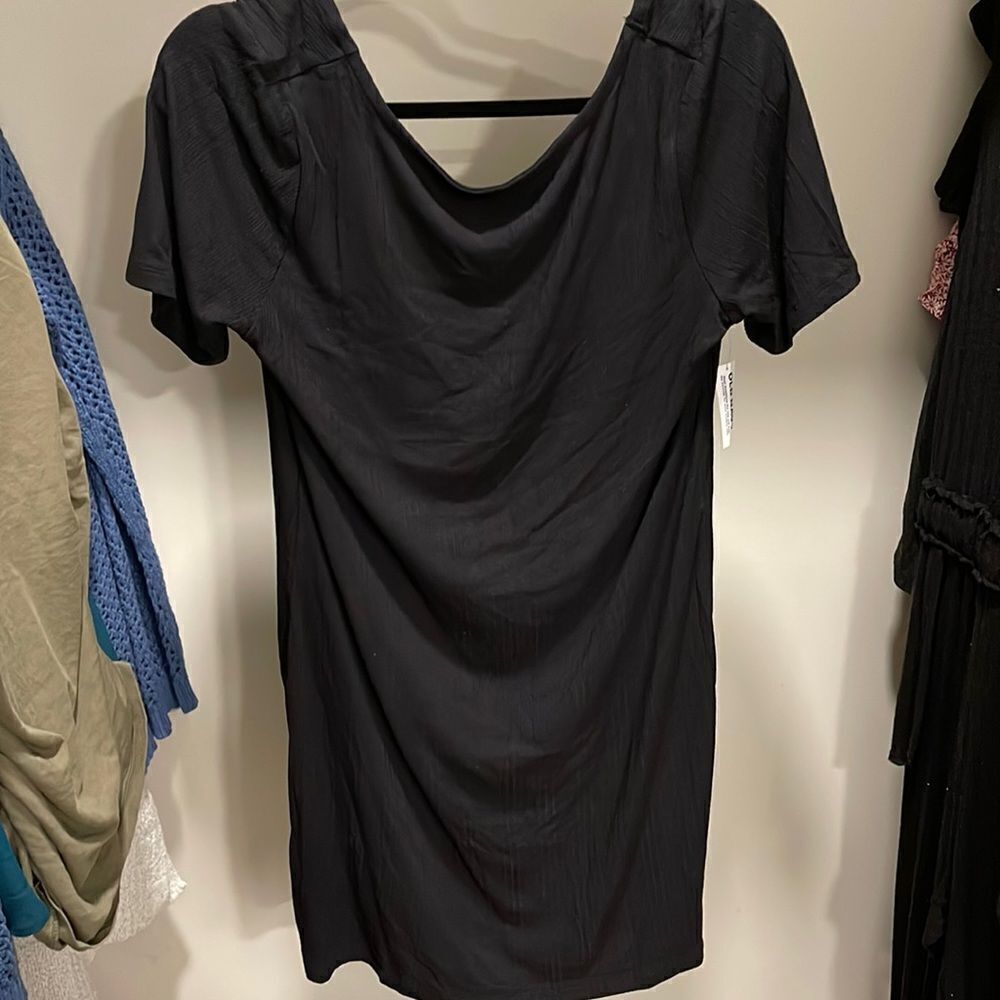 L black casual dress